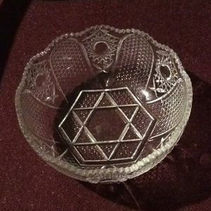 Vintage Crystal bowl made in West Germany